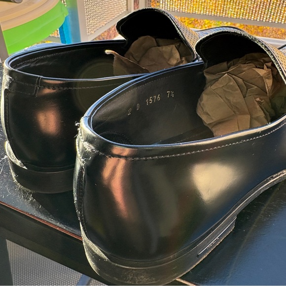 Prada black leather loafer - Picture 3 of 5